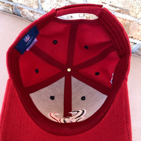 NFL Onfield Rebook Houston Texans Red Blue White Adjustable Back Strap Hat Cap - Picture 11 of 13